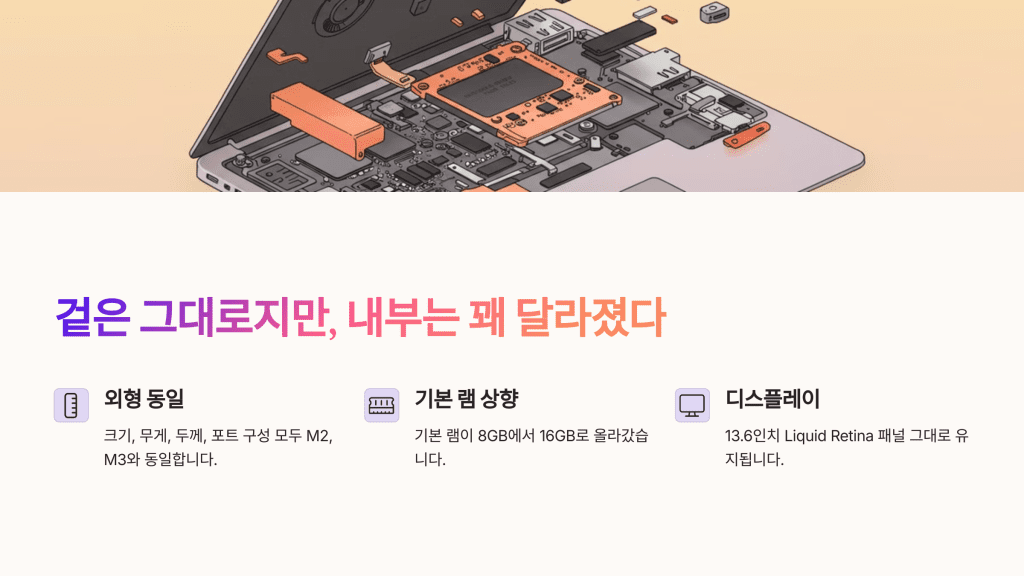 M4 맥북 에어 후기: 조용한 진화인가, 반드시 업그레이드해야 할 선택인가? 2 M4 맥북 에어 2